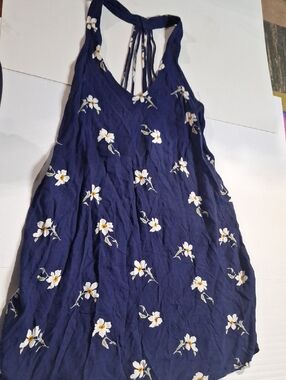 American Eagle Outfitters Navy Floral Mini Dress